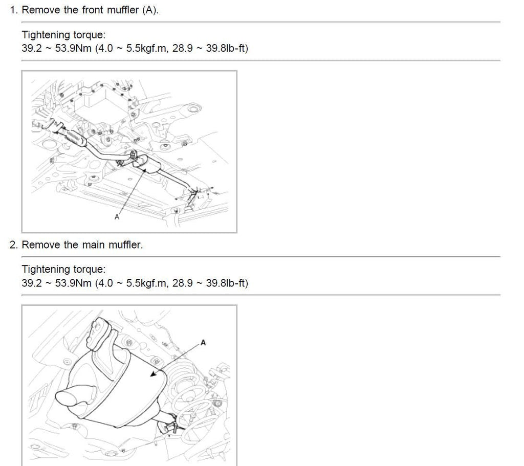 Kia Picanto 2009-2011 Service Workshop Manual