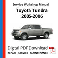 Toyota Tundra 2005-2006 Service Workshop Manual