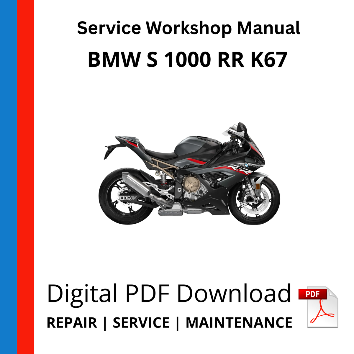 BMW S 1000 RR K67 Service Workshop Manual