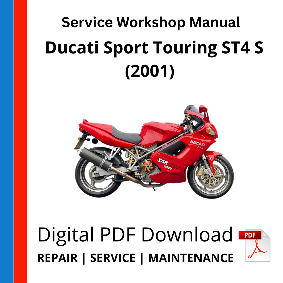 Ducati Sporttouring ST4 S (2001) Service Workshop Manual