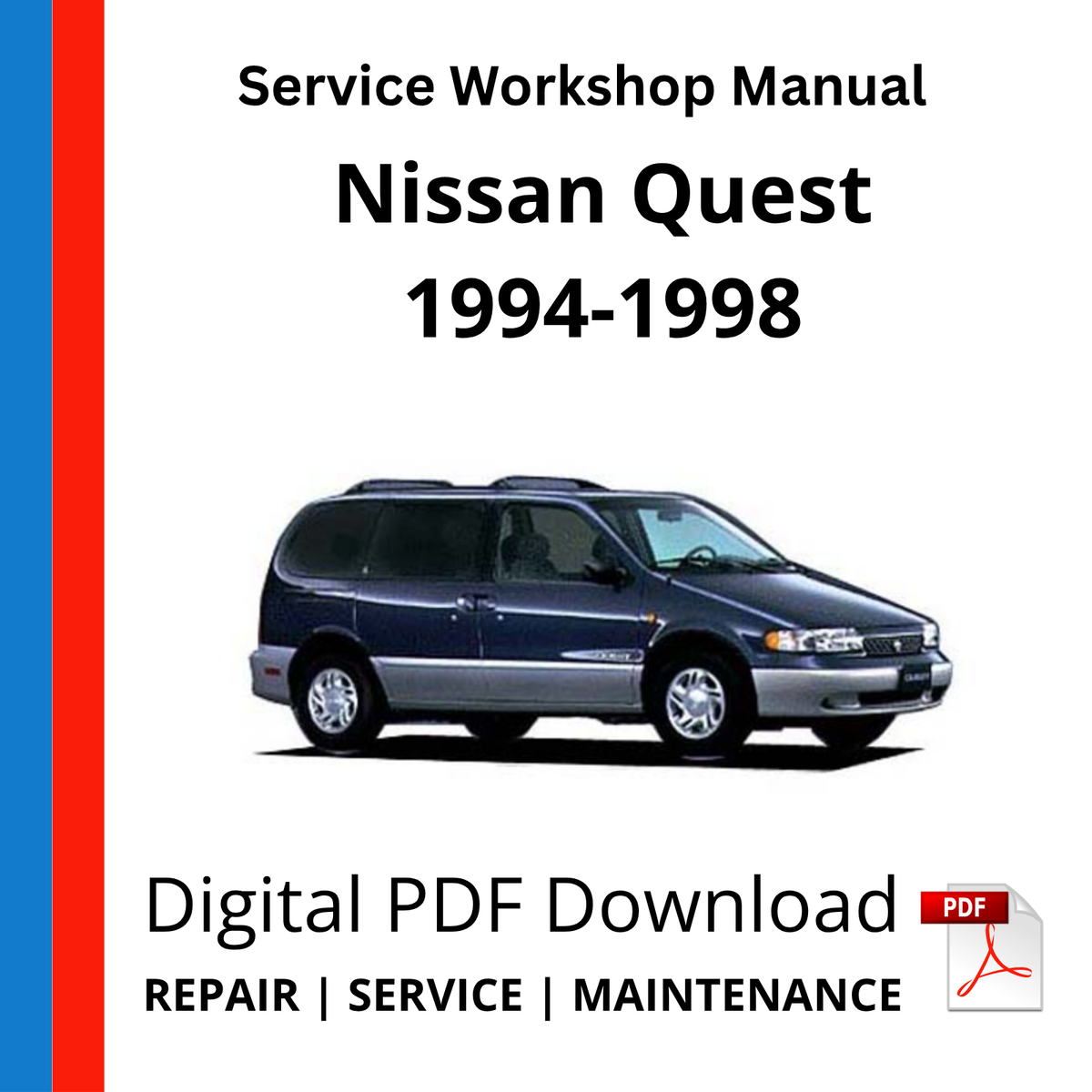 Nissan Quest 1994-1998 Service Workshop Manual