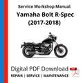Yamaha Bolt R-Spec (2017-2018) Service Workshop Manual