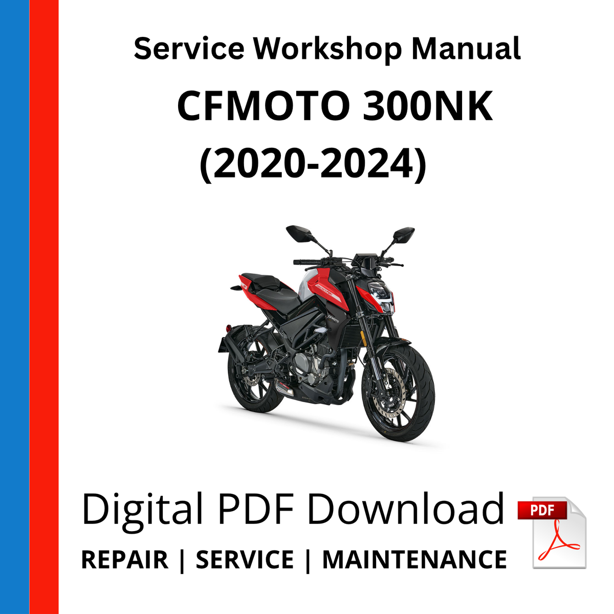 CFMOTO 300NK (2020-2024) Service Workshop Manual