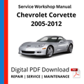 Chevrolet Corvette C6 2005-2012 Service Workshop Manual