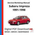 Subaru Impreza 1993-1998 Service Workshop Manual