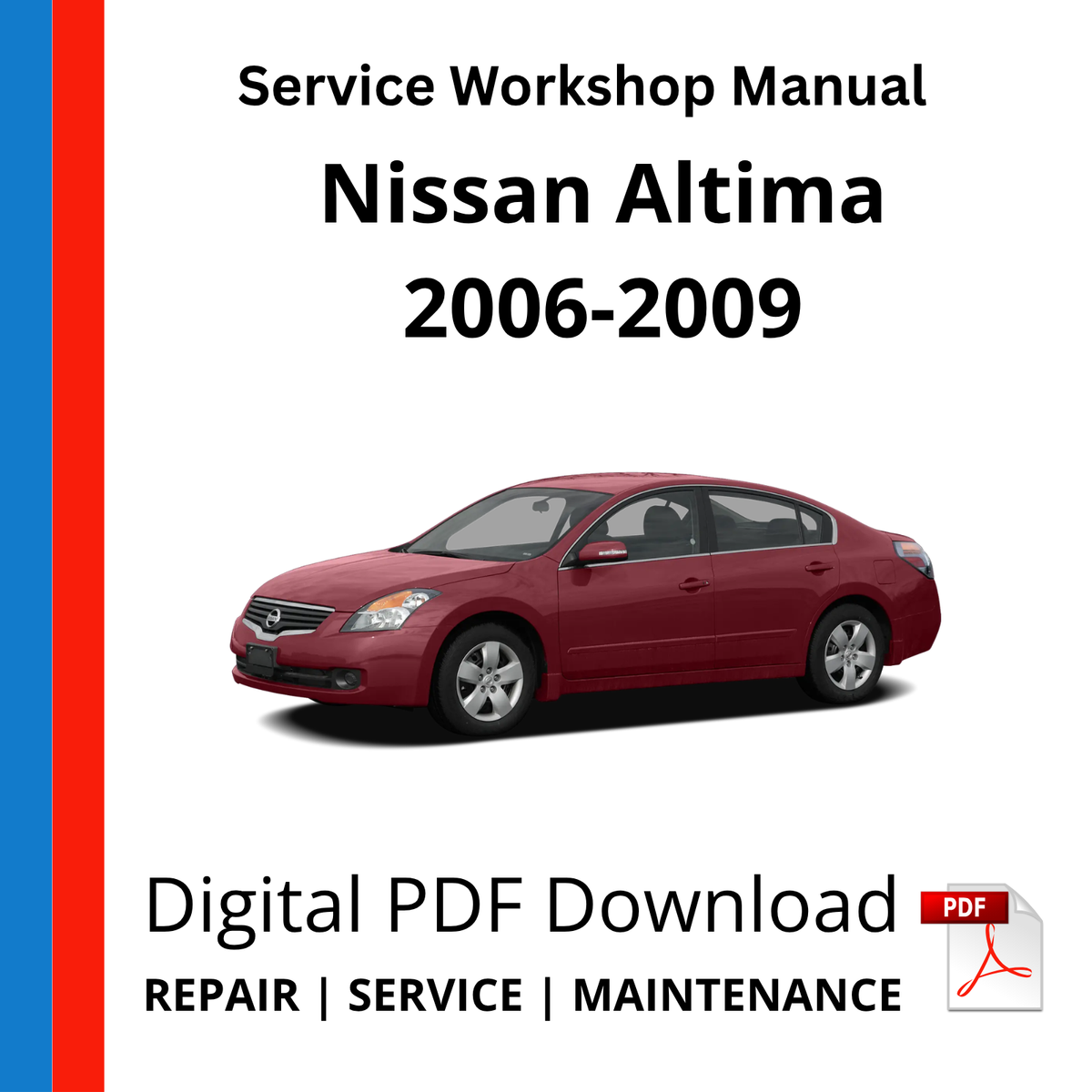 Nissan Altima 2006-2009 Service Workshop Manual