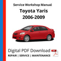 Toyota Yaris 2006-2009 Service Workshop Manual