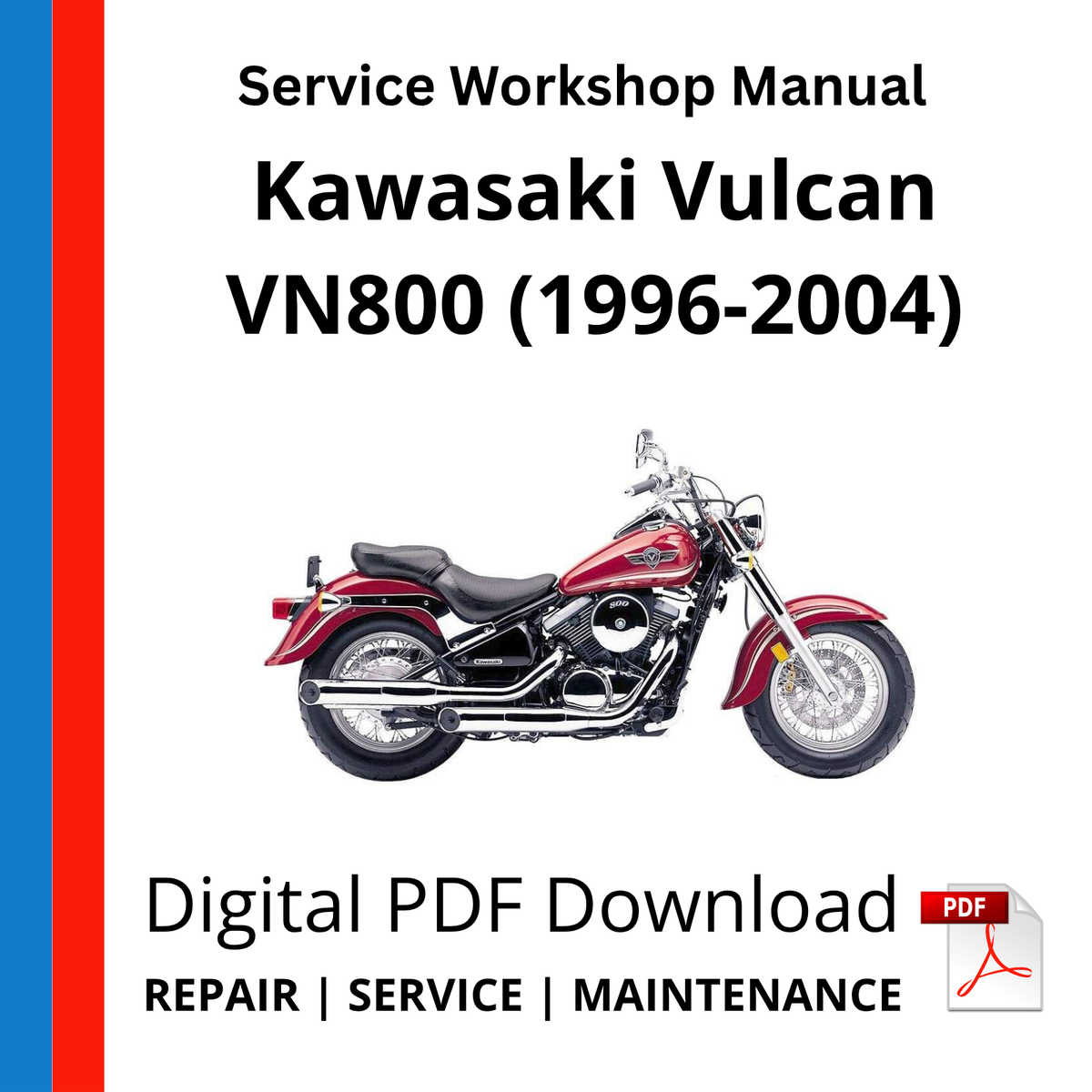 Kawasaki Vulcan VN800 (1996-2004) Service Workshop Manual