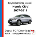 Honda CR-V 2007-2011 Service Workshop Manual