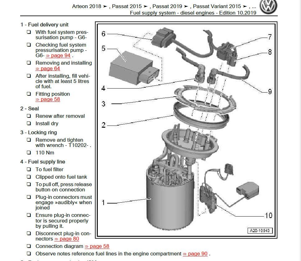 Volkswagen Touareg 2018-2023 Service Workshop Manual