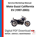 Moto Guzzi California EV (1997-2003) Service Workshop Manual