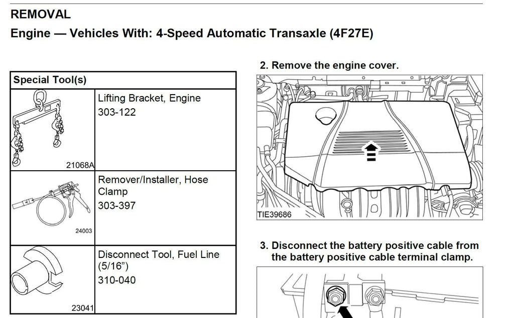 Ford Focus 2004-2011 Service Workshop Manual