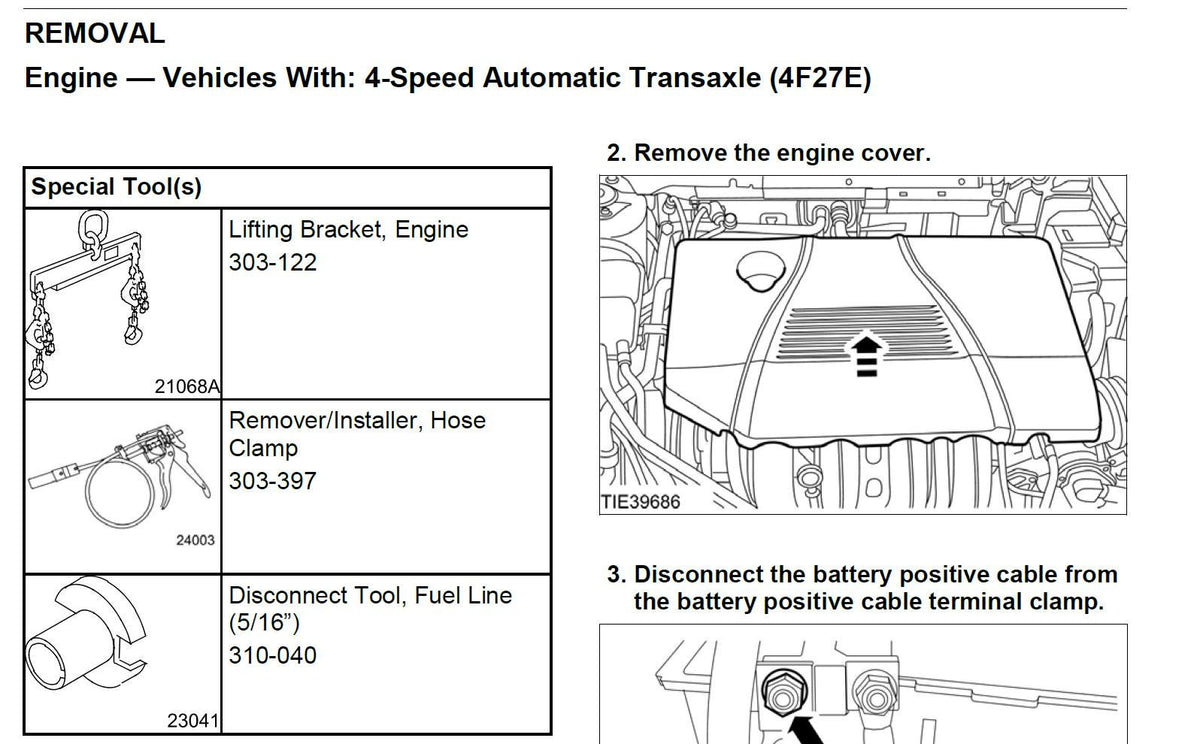 Ford Focus 2004-2011 Service Workshop Manual