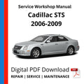 Cadillac STS 2006-2009 Service Workshop Manual