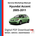 Hyundai Accent 2005-2011 Service Workshop Manual
