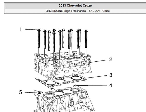 2013 Chevrolet Cruze Service Workshop Manual