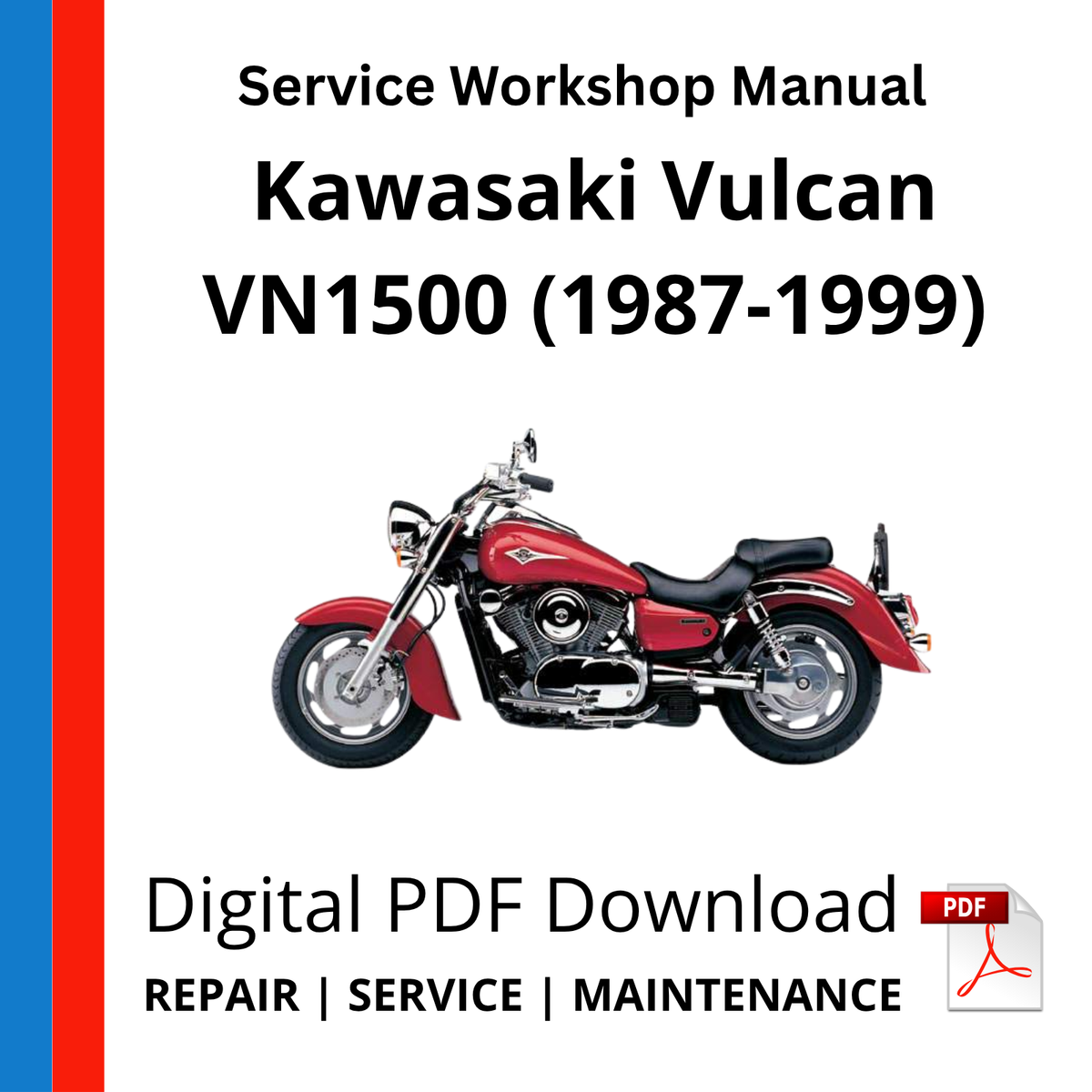 Kawasaki Vulcan VN1500 (1987-1999) Service Workshop Manual
