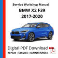 BMW X2 F39 2017-2020 Service Workshop Manual