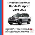 Honda Passport 2019-2024 Service Workshop Manual