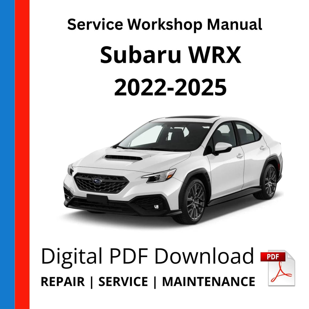 Subaru WRX 2022-2025 Service Workshop Manual