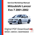 Mitsubishi Lancer Evo 7 2001-2002 Service Workshop Manual