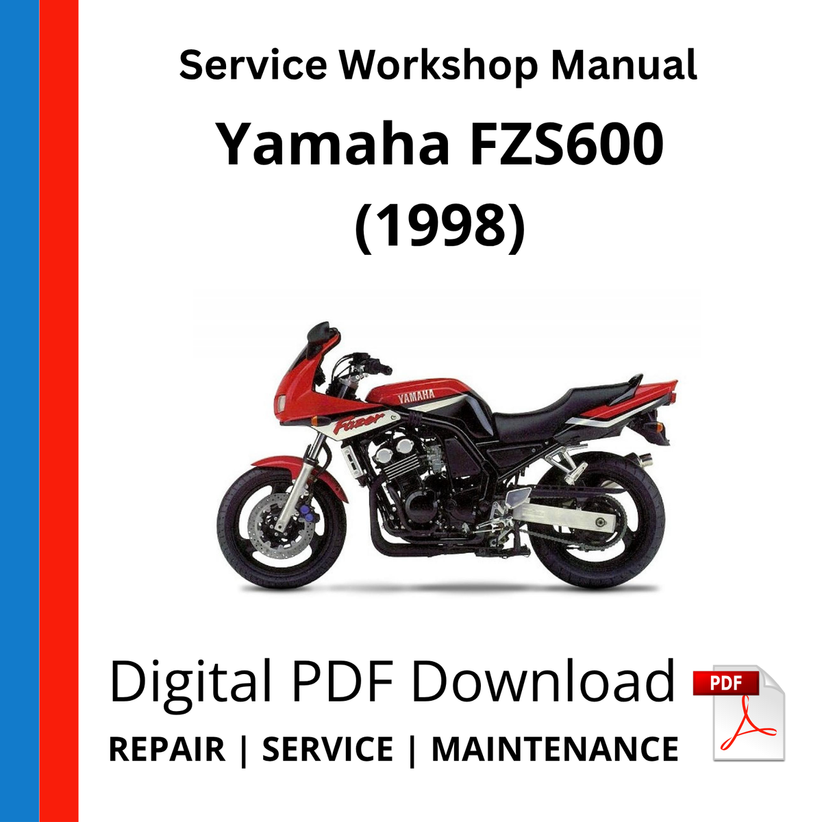Yamaha FZS600 (1998) Service Workshop Manual