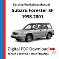 Subaru Forester SF 1998-2001 Service Workshop Manual