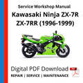 Kawasaki Ninja ZX-7R ZX-7RR (1996-1999) Service Workshop Manual
