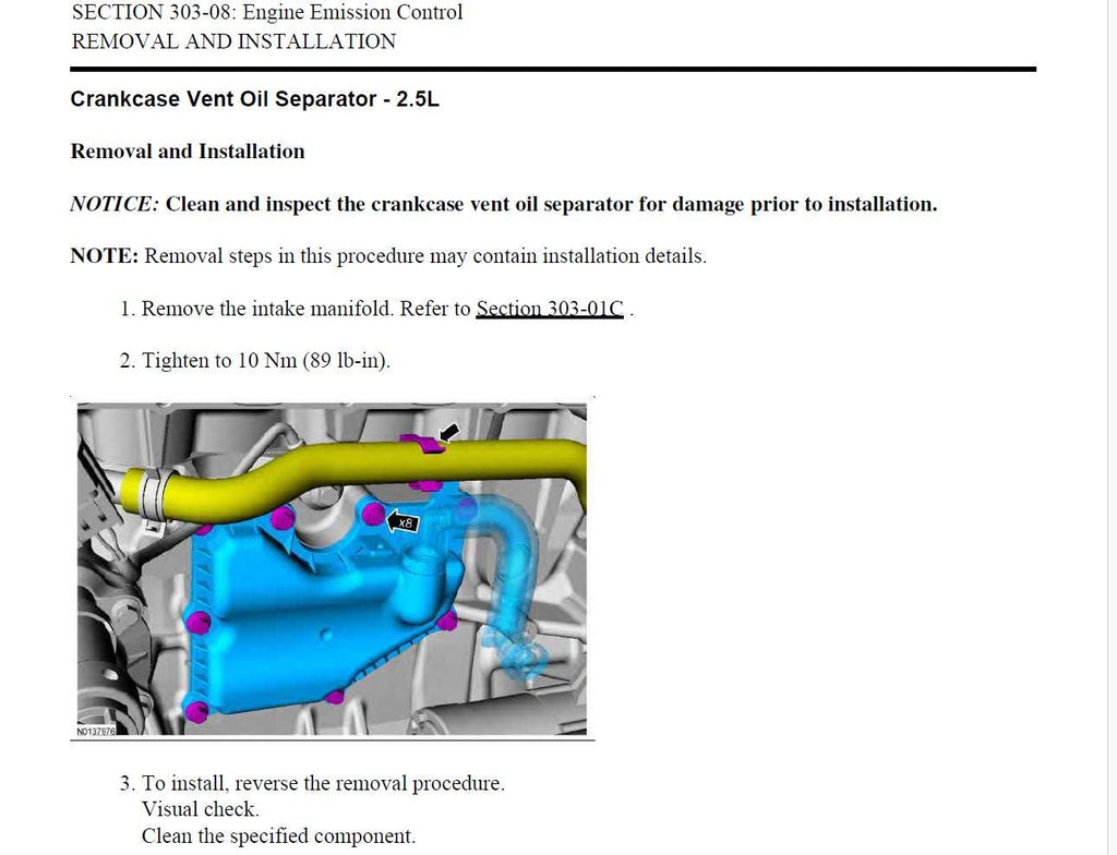 Ford Escape 2013-2019 Service Workshop Manual
