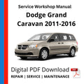 Dodge Grand Caravan 2011-2016 Service Workshop Manual